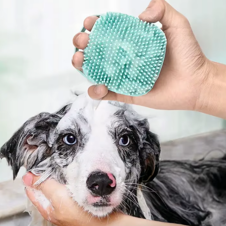 Cute Dog Bath Brush